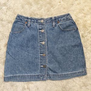 Gap Button Down Denim Skirt 1